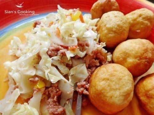 Corned Beef & Cabbage(w/Kale) Breakfast.